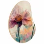 Quadro Orgânico Decorativo Pintura de Flor