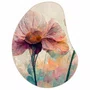 Quadro Orgânico Decorativo Pintura de Flor