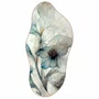 Quadro Orgânico Decorativo Pintura de Flores Azuis