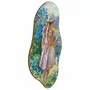 Quadro Orgânico Decorativo Pintura de Menina no Jardim