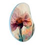 Quadro Orgânico Decorativo Pintura Flor Colorida com Moldura Filete Flexível