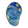 Quadro Orgânico Decorativo A Noite Estrelada de Van Gogh com Moldura Flexível Metalizada