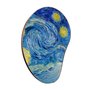 Quadro Orgânico Decorativo A Noite Estrelada de Van Gogh com Moldura Flexível Metalizada