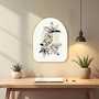 Quadro Orgânico Decorativo Silhueta Pássaros Em Galhos Estilo Japandi