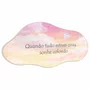 Quadro Orgânico Decorativo Vasos Frase Quando Tudo Estiver Cinza Sonhe Colorido