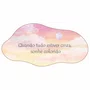 Quadro Orgânico Decorativo Vasos Frase Quando Tudo Estiver Cinza Sonhe Colorido