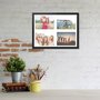 Quadro Painel de Parede para 4 fotos 15x21cm