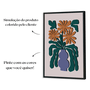 Quadro Para Colorir Alto Relevo Em Mdf Cru 3mm Estilo Matisse