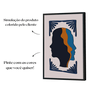 Quadro Para Colorir Alto Relevo Em Mdf Cru 3mm Estilo Matisse