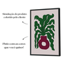 Quadro Para Colorir Alto Relevo Em Mdf Cru 3mm Estilo Matisse