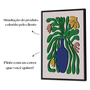 Quadro Para Colorir Alto Relevo Em Mdf Cru 3mm Estilo Matisse