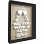 Quadro Porta Rolhas All You Need is Love Wine