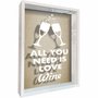 Quadro Porta Rolhas All You Need is Love Wine