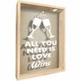 Quadro Porta Rolhas All You Need is Love Wine
