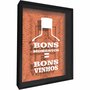 Quadro Porta Rolhas Bons Momentos = Bons Vinhos