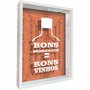 Quadro Porta Rolhas Bons Momentos = Bons Vinhos