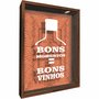 Quadro Porta Rolhas Bons Momentos = Bons Vinhos