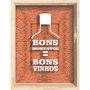 Quadro Porta Rolhas Bons Momentos = Bons Vinhos