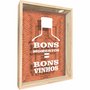 Quadro Porta Rolhas Bons Momentos = Bons Vinhos