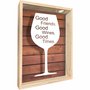 Quadro Porta Rolhas Good Friends Good Wine Good Times