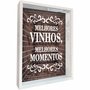 Quadro Porta Rolhas Melhores Vinhos, Melhores Momentos