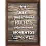 Quadro Porta Rolhas Não Guardamos Rolhas, Colecionamos Momentos