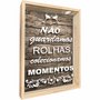 Quadro Porta Rolhas Não Guardamos Rolhas, Colecionamos Momentos