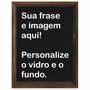 Quadro Porta Rolhas ou Tampinhas Personalizado Com Moldura em Madeira Pinus - 1,5x4,5