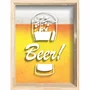 Quadro Porta Tampinhas Beer!