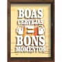Quadro Porta Tampinhas Boas Cervejas = Bons Momentos