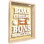 Quadro Porta Tampinhas Boas Cervejas = Bons Momentos