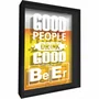 Quadro Porta Tampinhas Good People Drink Good Beer