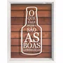 Quadro Porta Tampinhas O que Vale Mesmo São as Boas Lembranças