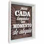 Quadro Porta Tampinhas Para Cada Tampinha um Momento de Alegria