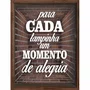 Quadro Porta Tampinhas Para Cada Tampinha um Momento de Alegria