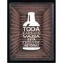 Quadro Porta Tampinhas Toda Garrafa Vazia Esta Cheia de Histórias