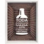 Quadro Porta Tampinhas Toda Garrafa Vazia Esta Cheia de Histórias