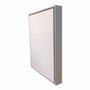 Quadro Tela Decorativa Personalizada em Tecido Canvas com Moldura Canaleta Flutuante Lisa Revestida - 2x4,8