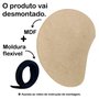 Recorte de Mdf 12mm para Artesanato com Moldura Flexível Perfil U - Organic5