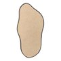 Recorte de Mdf 12mm para Artesanato com Moldura Flexível Perfil U - Organic6