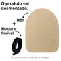 Recorte de Mdf 9mm para Artesanato com Tira de Couro Sintético - Organic4