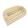 Souplast de Madeira Pinus Multiuso Para Mesa Posta, Jogo Americano e Descanso de Pratos