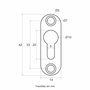 Suporte Pendurador Invisível para Nichos e Móveis - Kit com 10 un