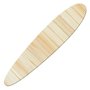 Tábua de Pinus Recortada para Artesanato em Forma de Prancha Surf Longboard