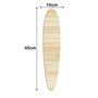 Tábua de Pinus Recortada para Artesanato em Forma de Prancha Surf Longboard