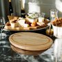 Tábua Personalizada para Servir Queijo e Frios em Madeira de Pinus Natural Maciço com Gravação a Laser e Óleo Mineral - Oval