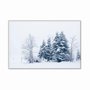 Tela Decorativa em Tecido Canvas Árvores na Neve