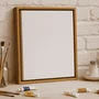 Tela para Pintura com Moldura Canaleta Flutuante Lisa Revestida - 2x2,8